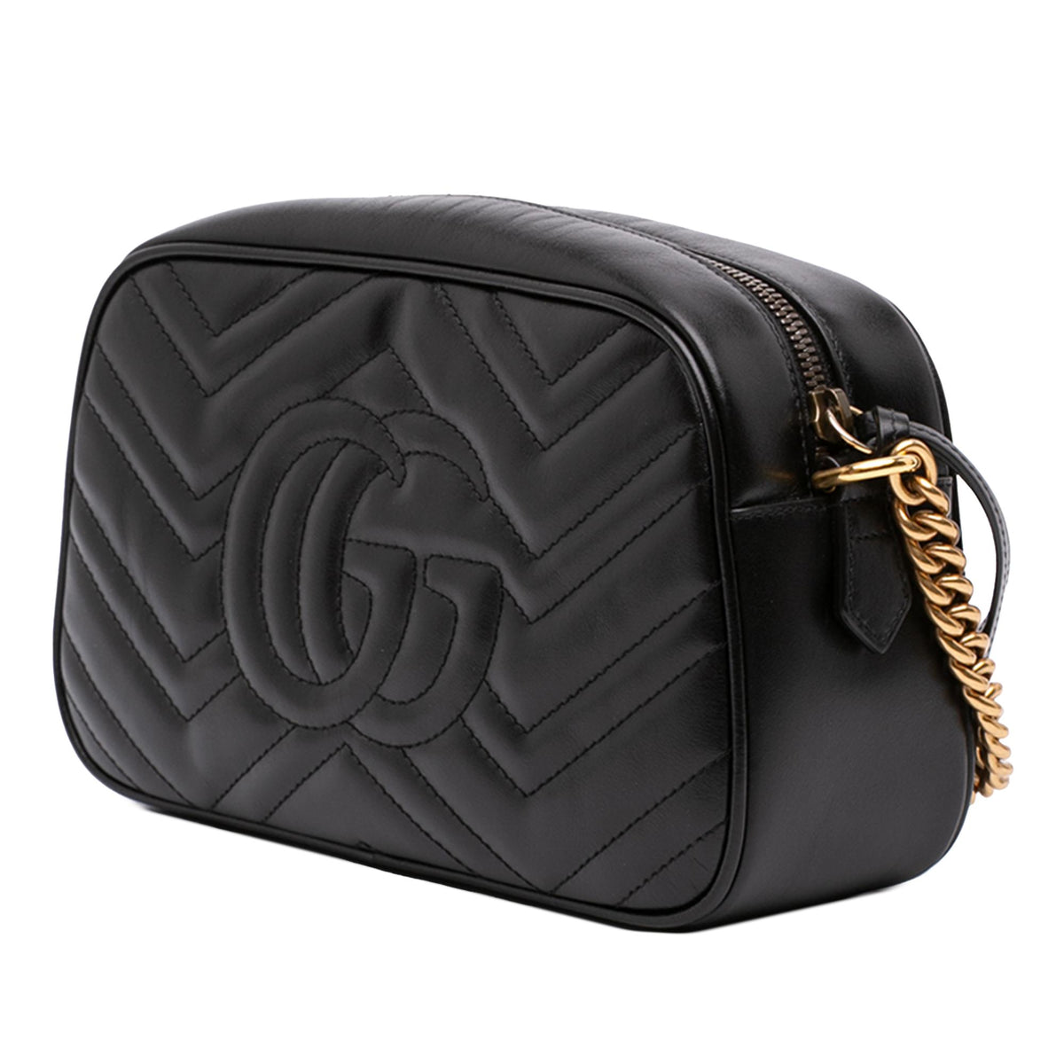 Gucci Small GG Marmont Matelasse Calfskin Crossbody