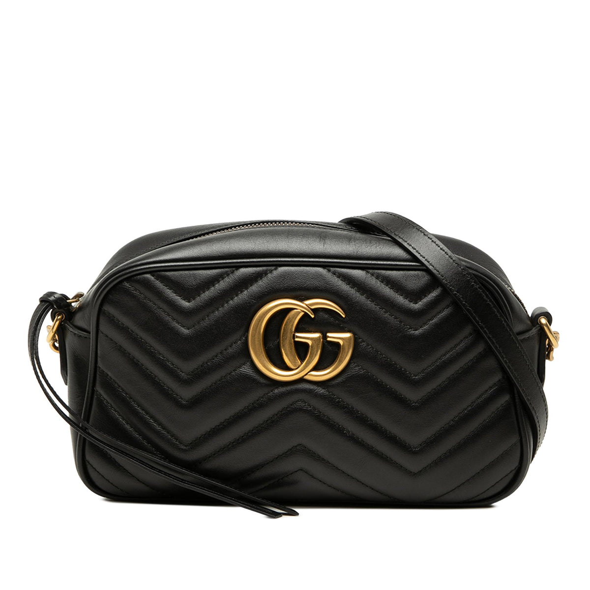 Gucci Small GG Marmont Matelasse Calfskin Crossbody
