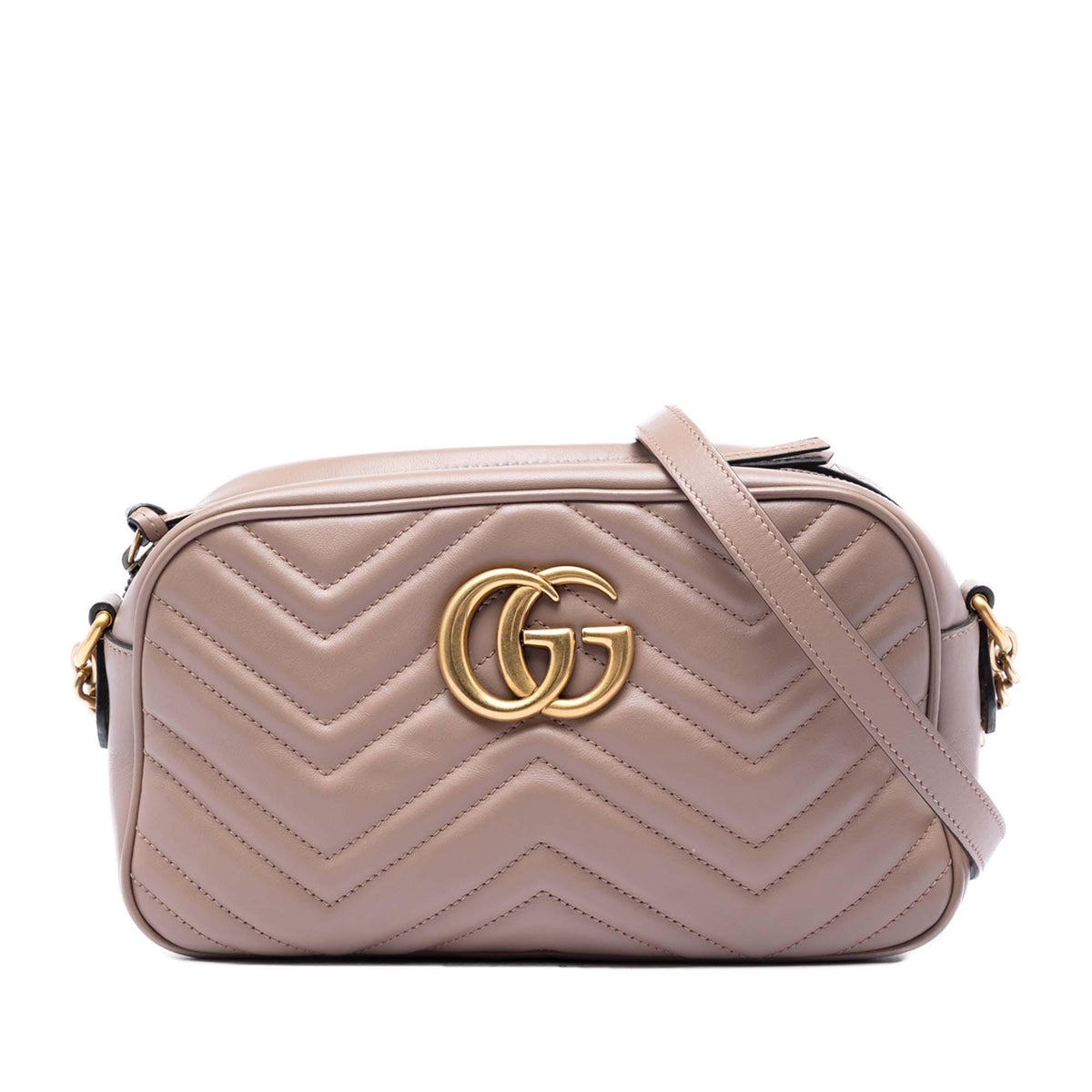 Gucci Small GG Marmont Matelasse Calfskin Crossbody