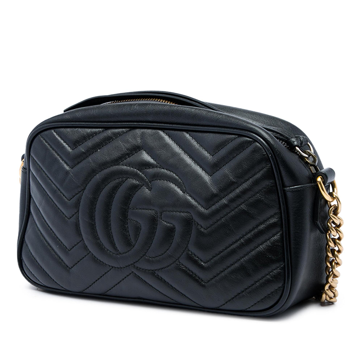 Gucci Small GG Marmont Matelasse Calfskin Crossbody