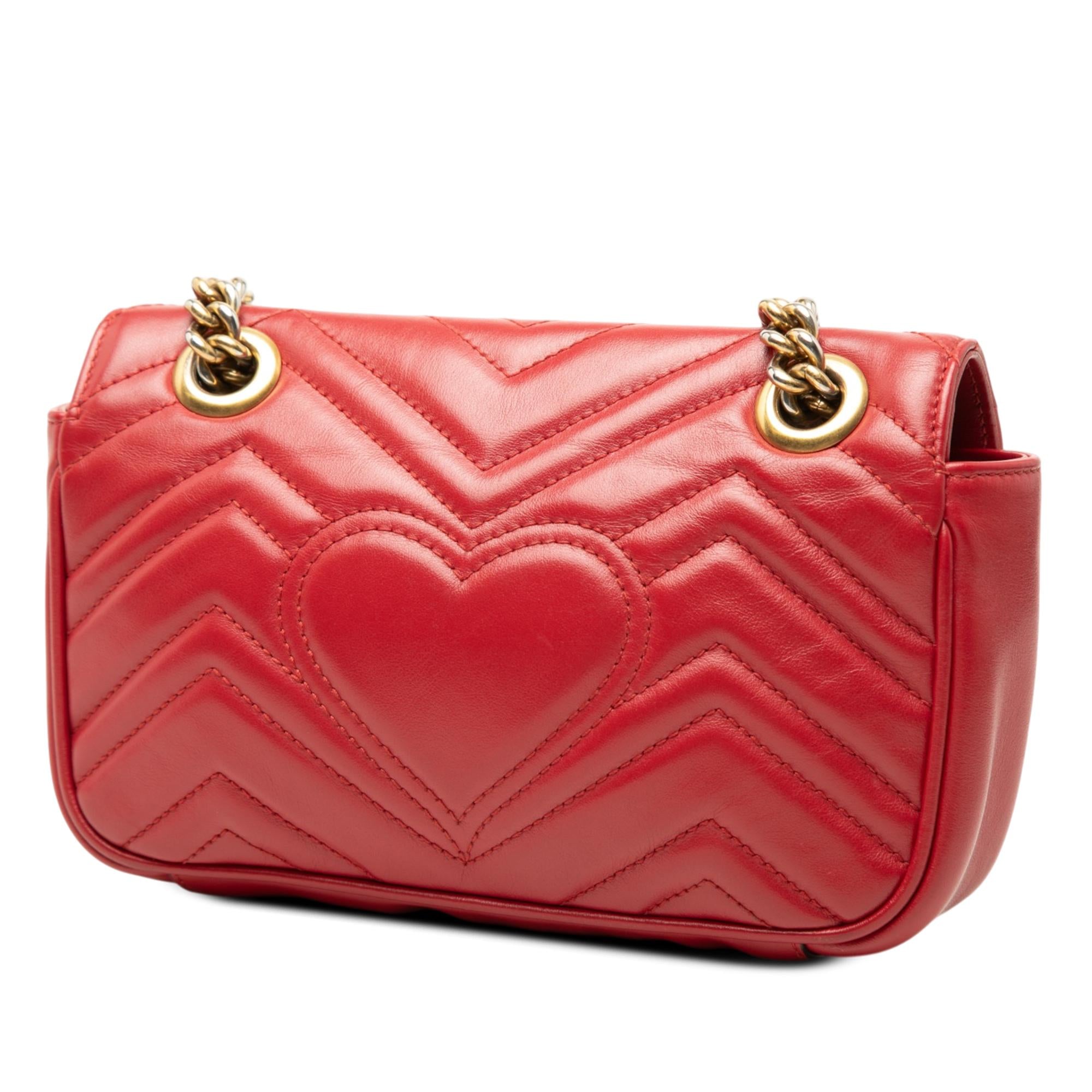 Gucci Small GG Marmont Matelasse Calfskin Shoulder Bag