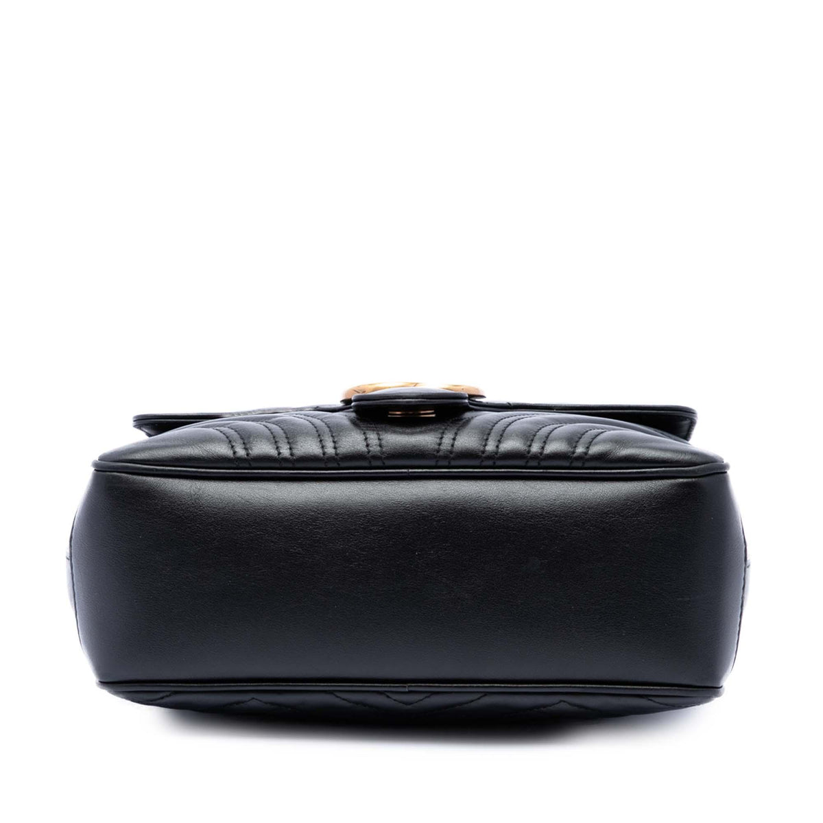 Gucci Small GG Marmont Matelasse Calfskin Top Handle Satchel
