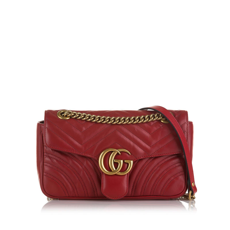 Gucci Small GG Marmont Matelasse Crossbody Bag (SHG-rxx8U8) – LuxeDH