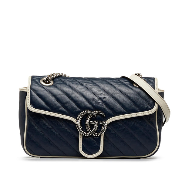 Gucci Small GG Marmont Matelasse Crossbody Bag (SHG-gXACgT)