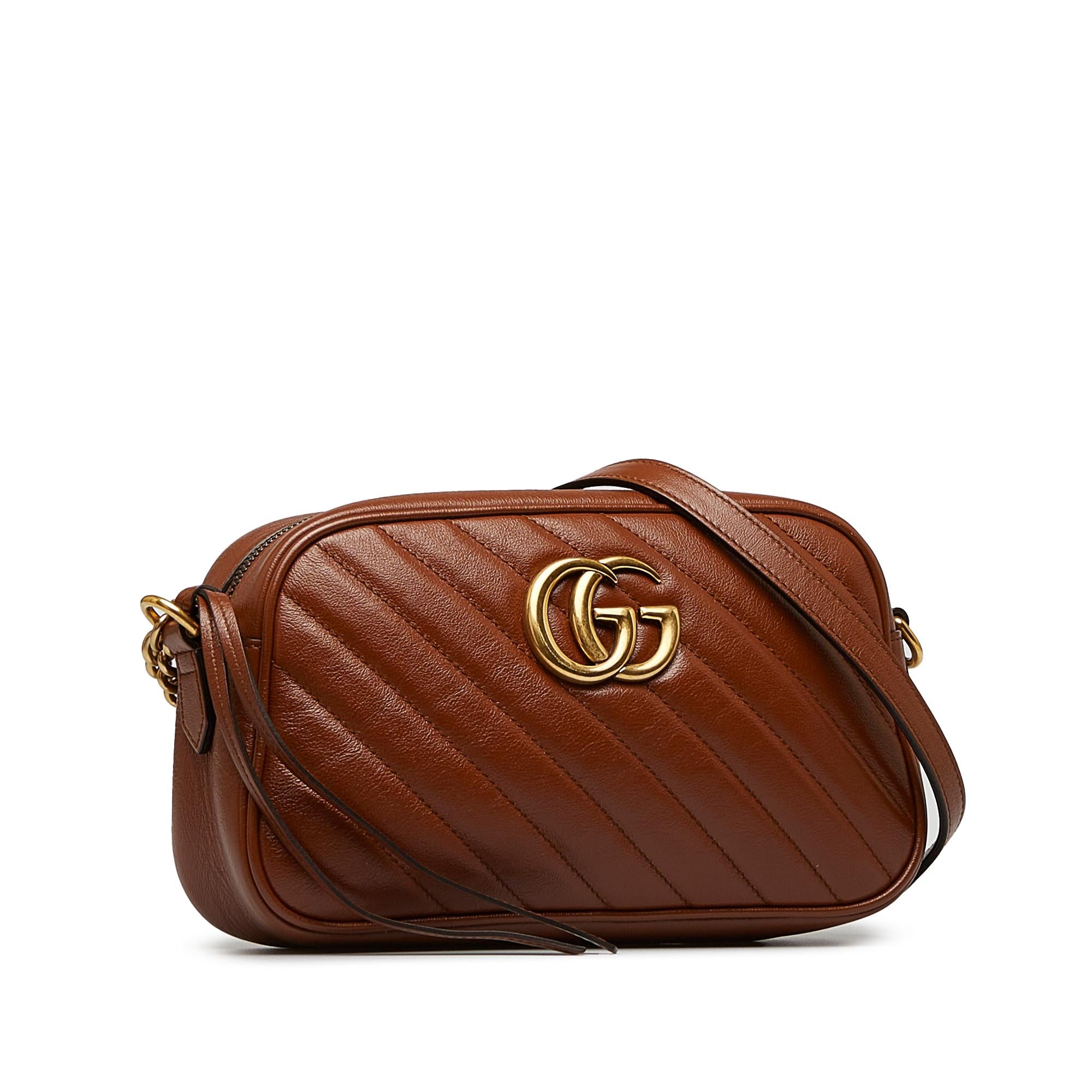 Gucci Small GG Marmont Matelasse Crossbody (SHG-FLjedm)