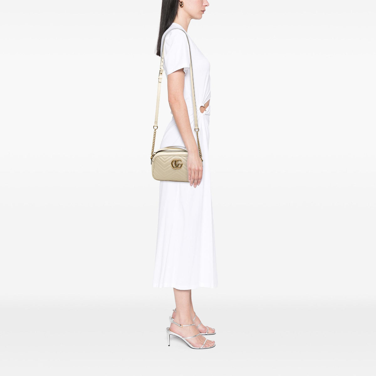 Gucci Small GG Marmont Matelasse Leather Crossbody