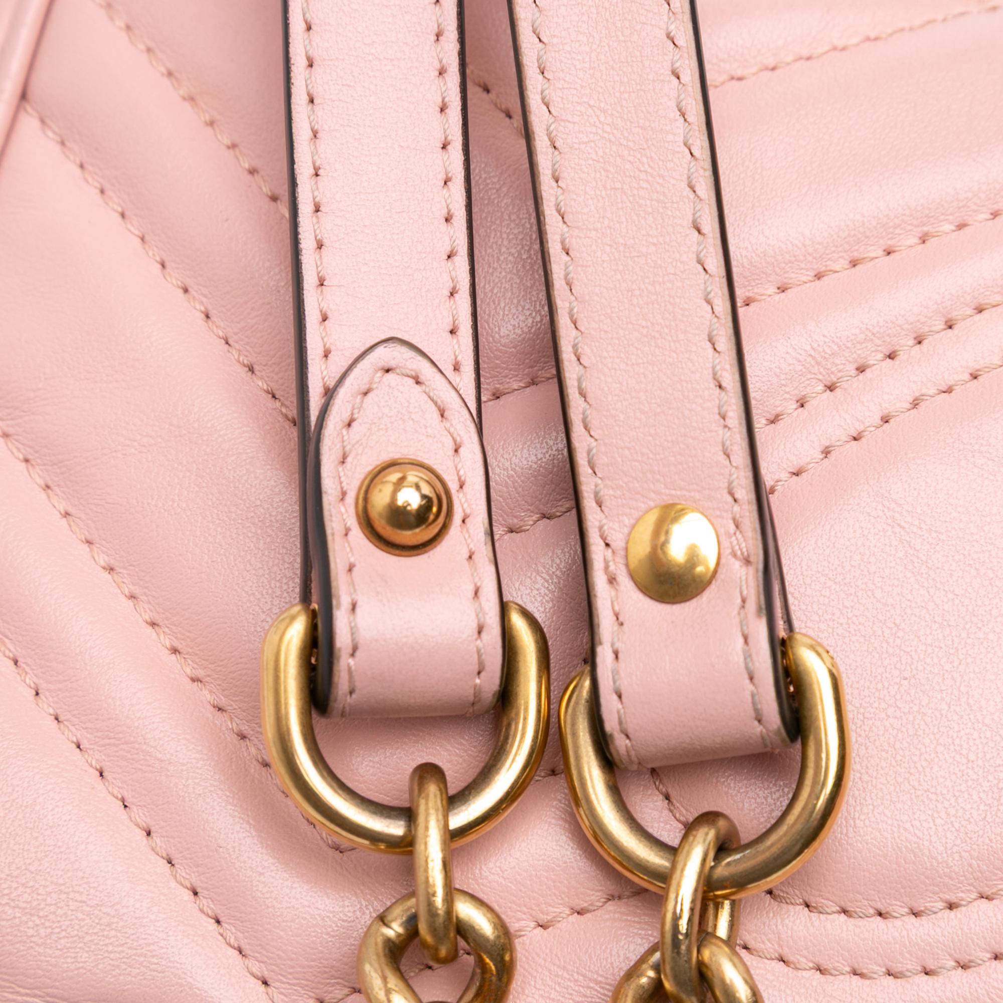 Gucci Small GG Marmont Matelasse Leather Shoulder Bag