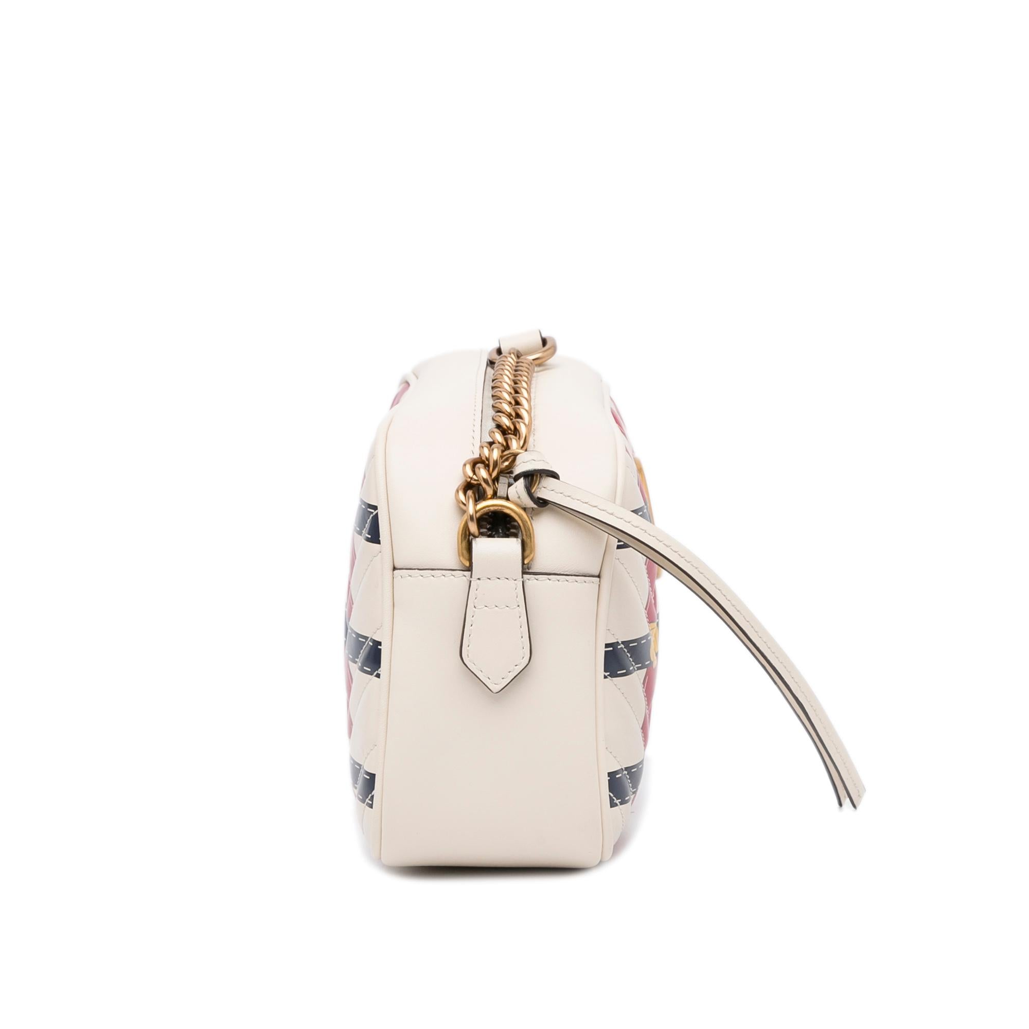 Gucci Small GG Marmont Matelasse Trompe L'Oeil Crossbody (SHG-5QnTSu)