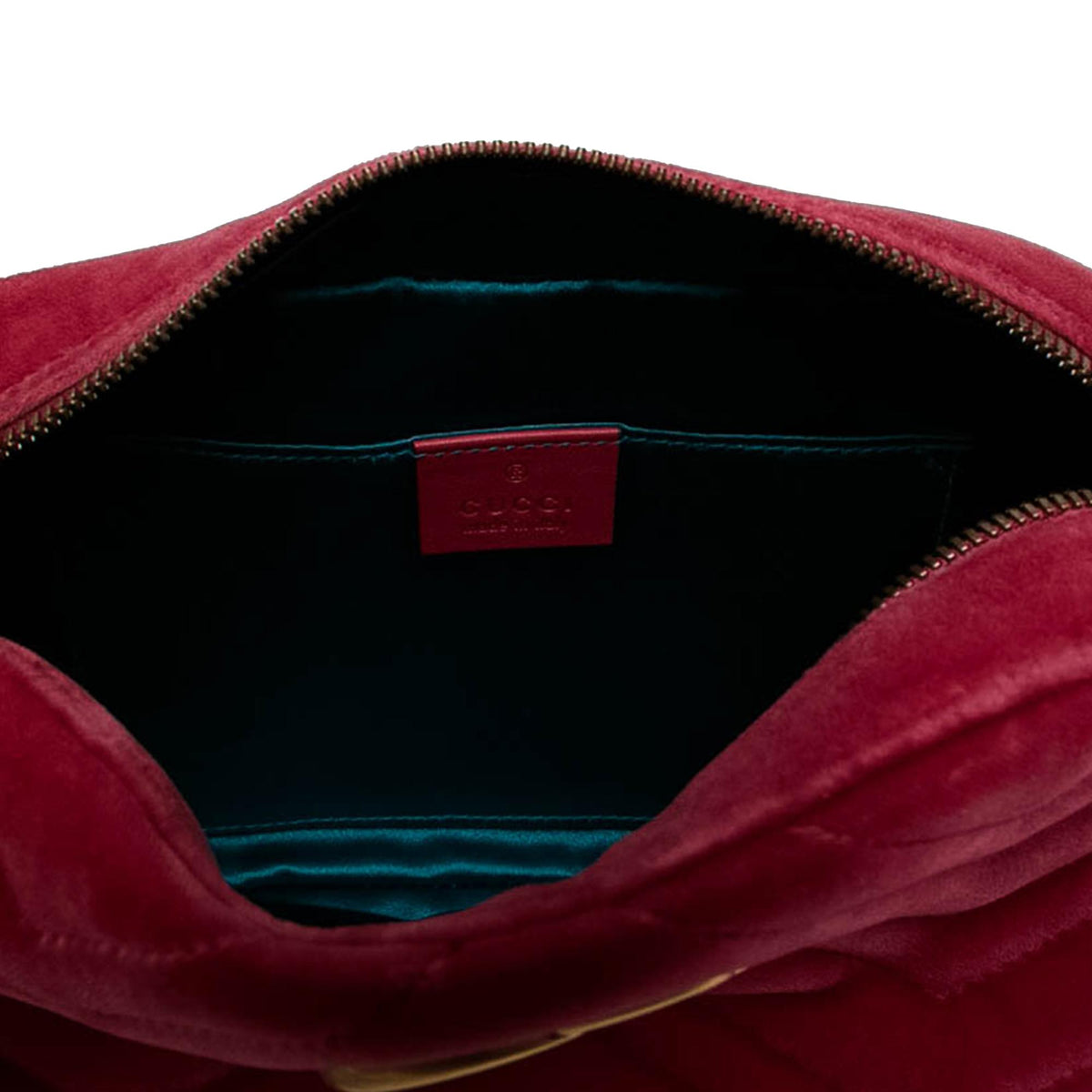 Gucci Small GG Marmont Matelasse Velvet Crossbody