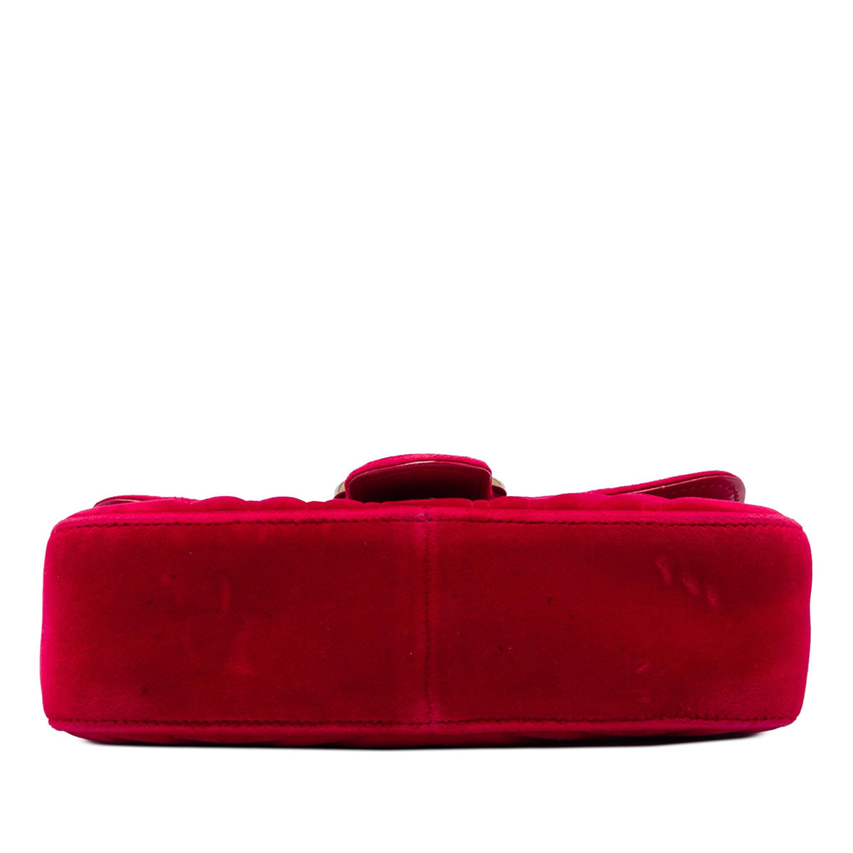 Gucci Small GG Marmont Matelasse Velvet Shoulder Bag