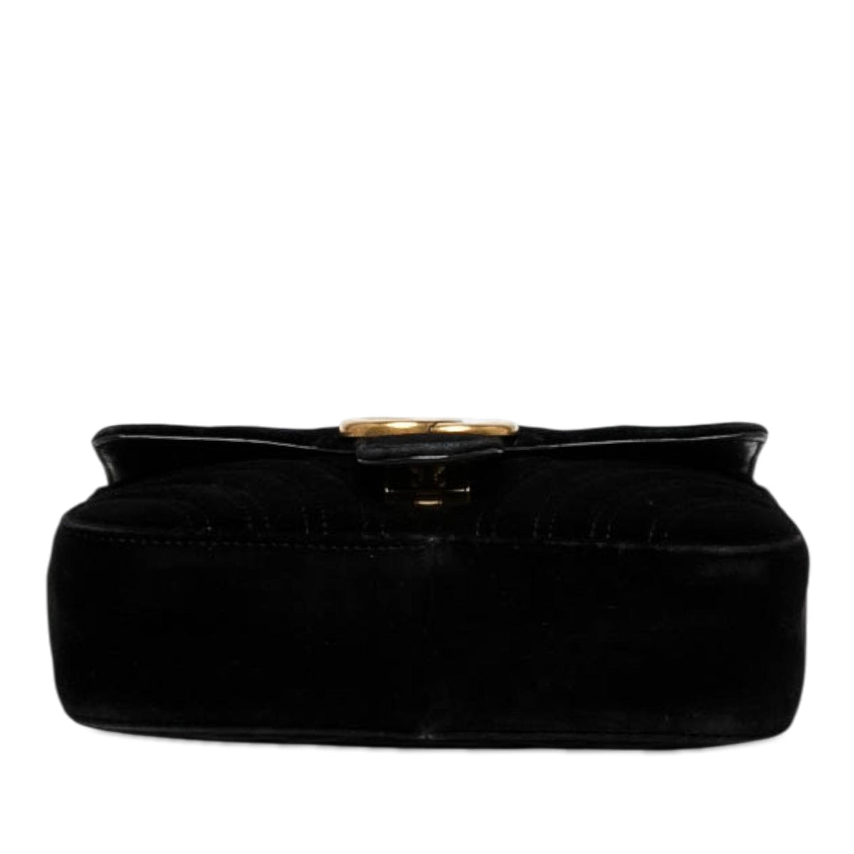 Gucci Small GG Marmont Matelasse Velvet Shoulder Bag