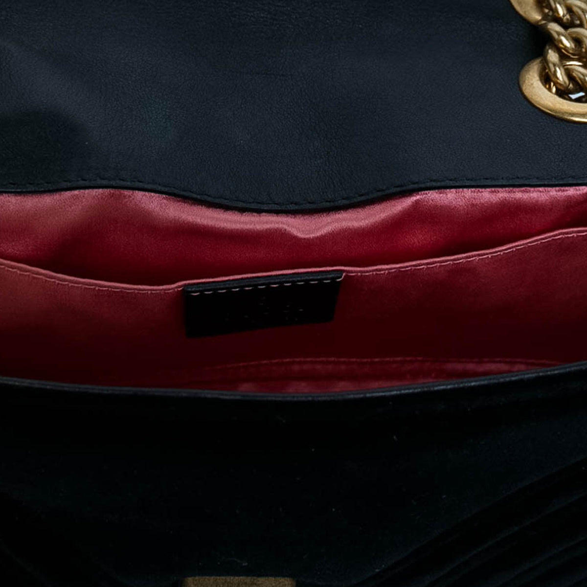 Gucci Small GG Marmont Matelasse Velvet Shoulder Bag