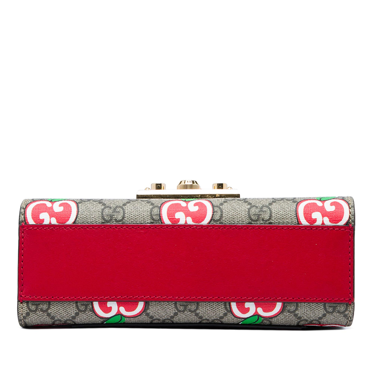 Gucci Small GG Supreme Apple Padlock Crossbody