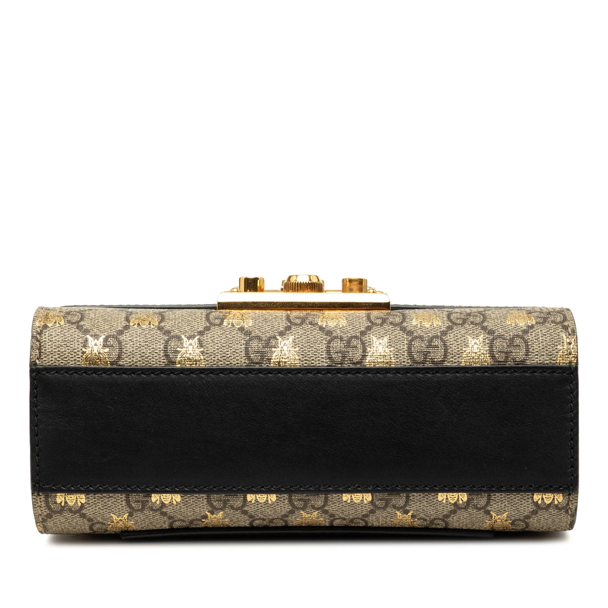 Gucci Small GG Supreme Bee Padlock Crossbody