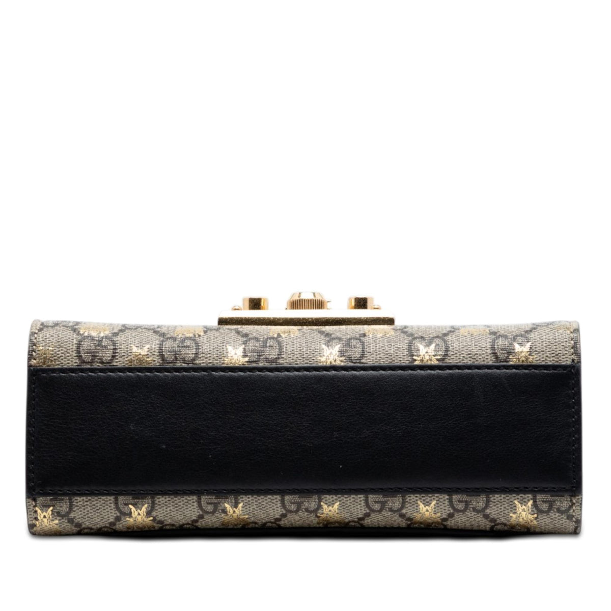 Gucci Small GG Supreme Bee Padlock Crossbody