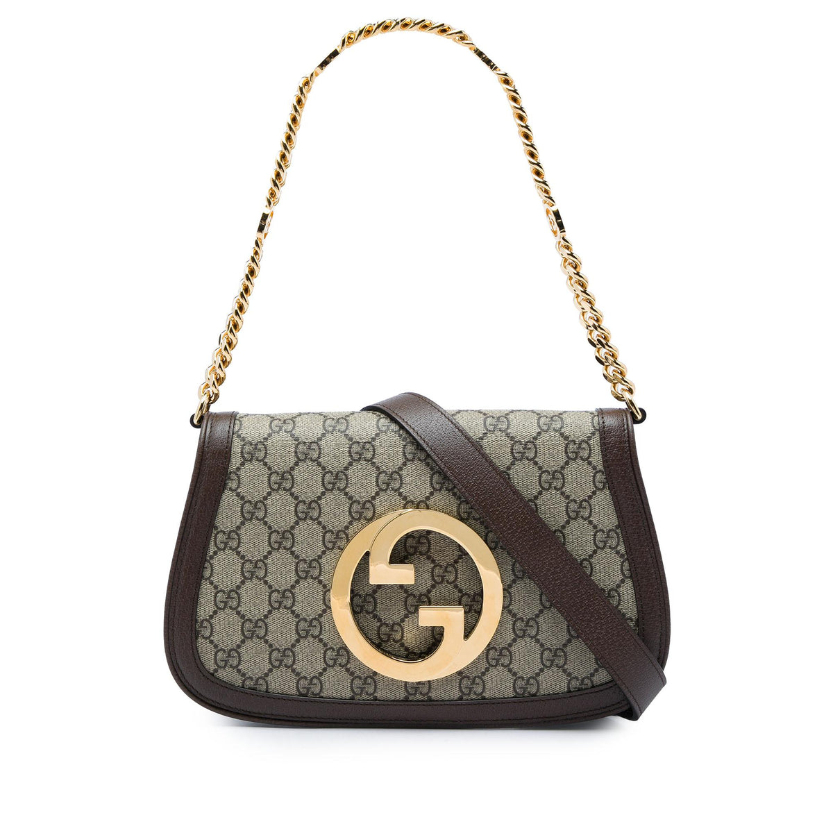Gucci Small GG Supreme Blondie Chain Satchel