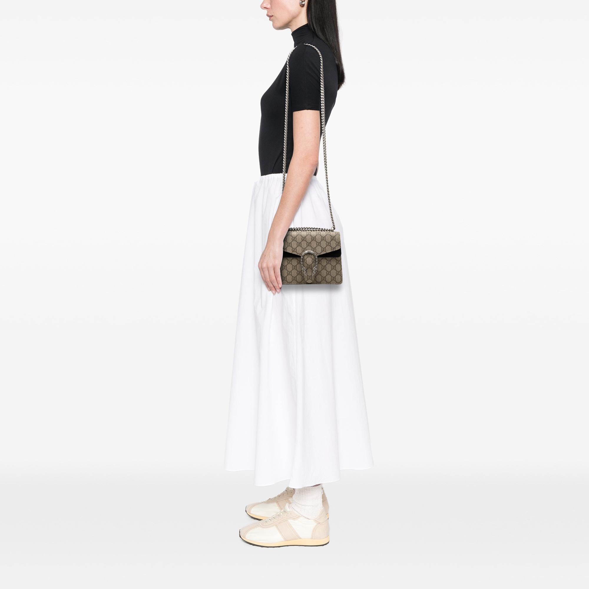 Gucci Small GG Supreme Dionysus Crossbody