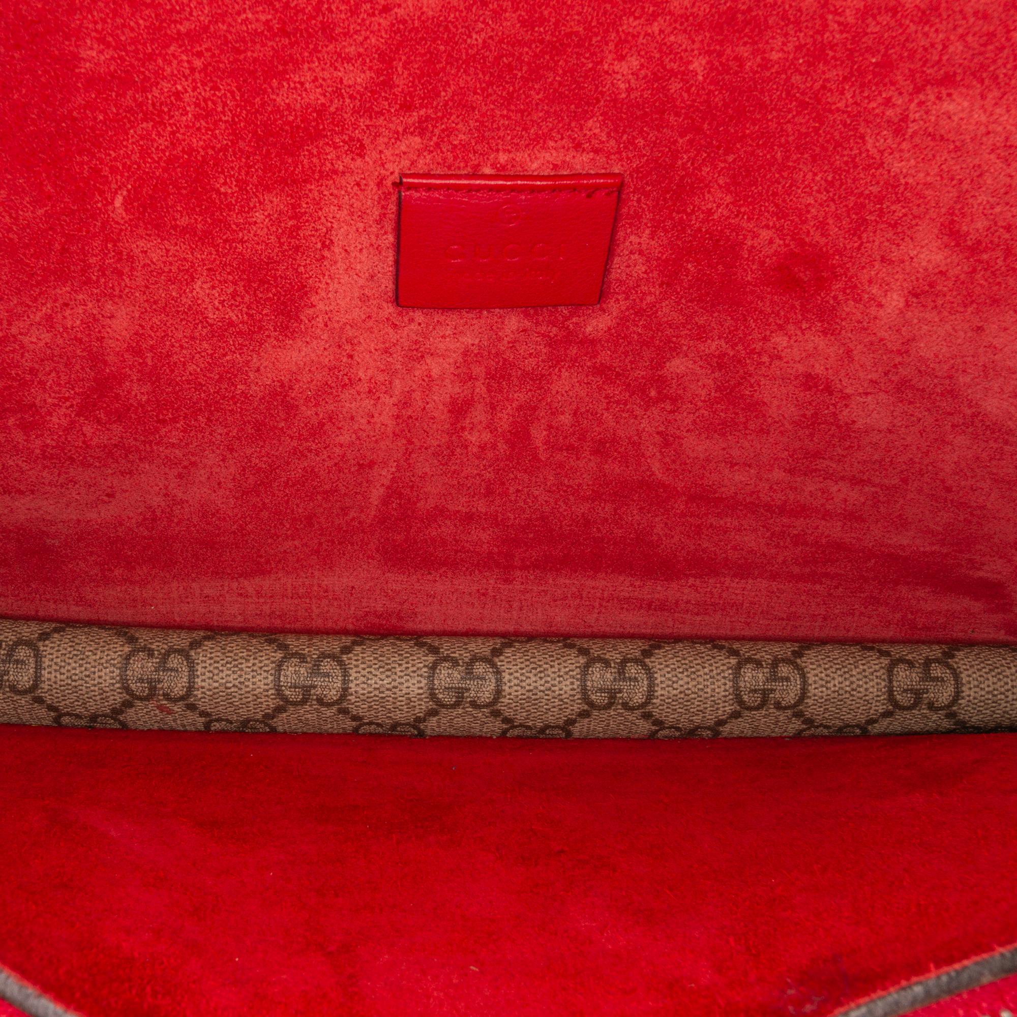 Gucci Small GG Supreme Dionysus Shoulder Bag (SHG-v7SDj4)