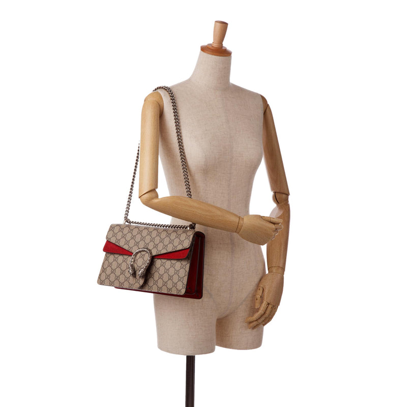 Gucci Small GG Supreme Dionysus Shoulder Bag (SHG-v7SDj4)