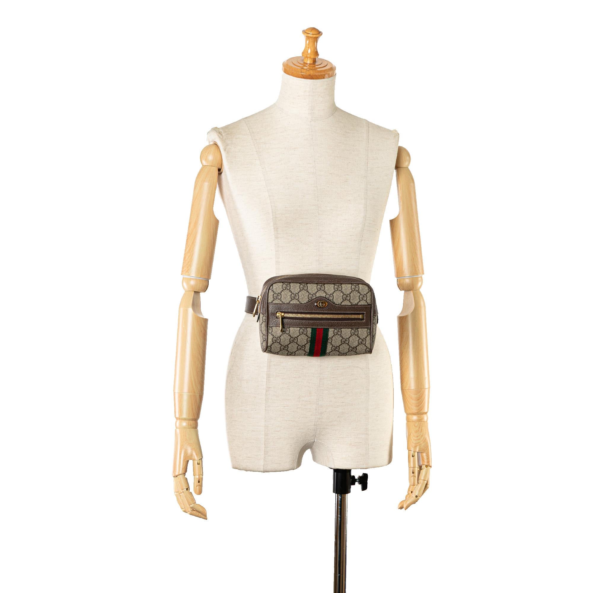 Gucci Small GG Supreme Ophidia Belt Bag (SHG-xNrXWM)