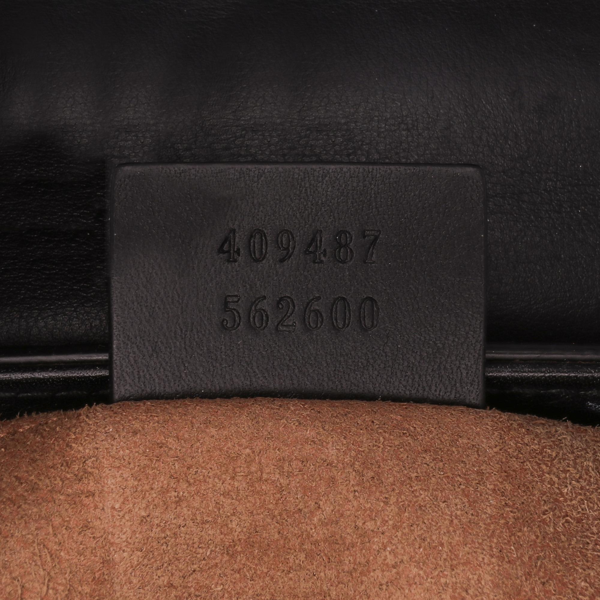 Gucci Small GG Supreme Padlock Crossbody