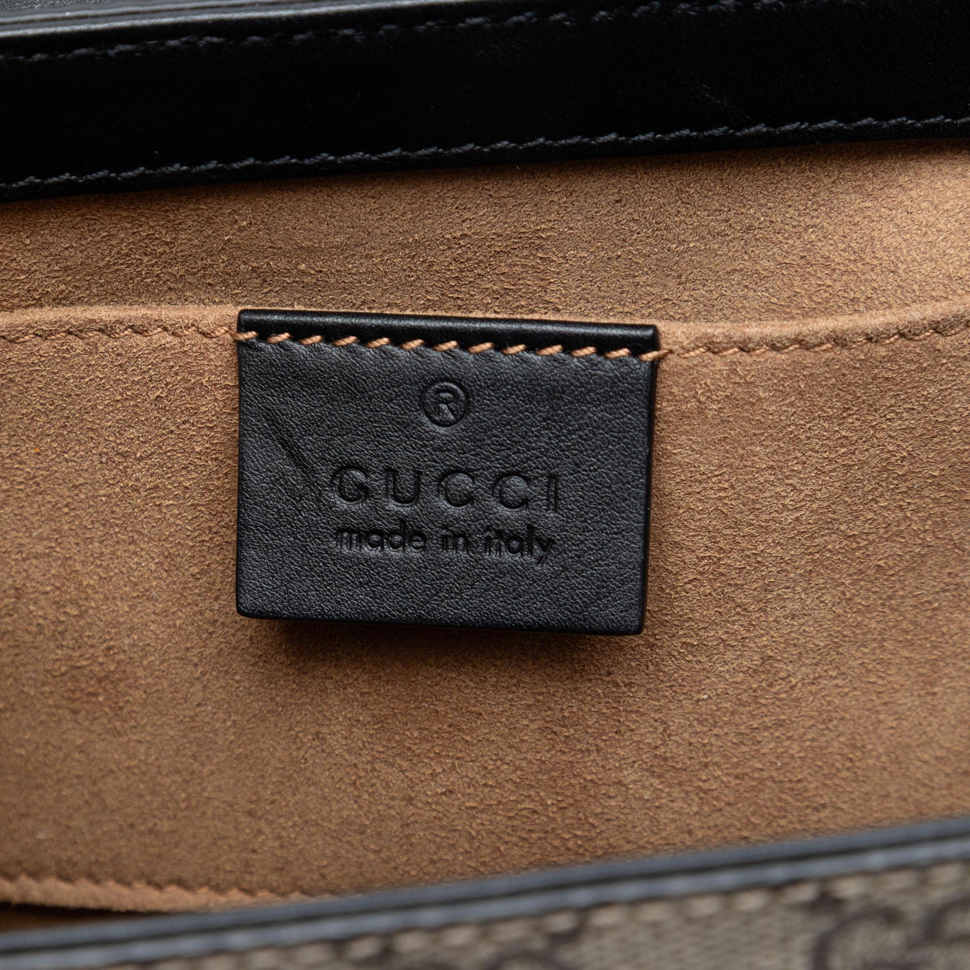Gucci Small GG Supreme Padlock Crossbody