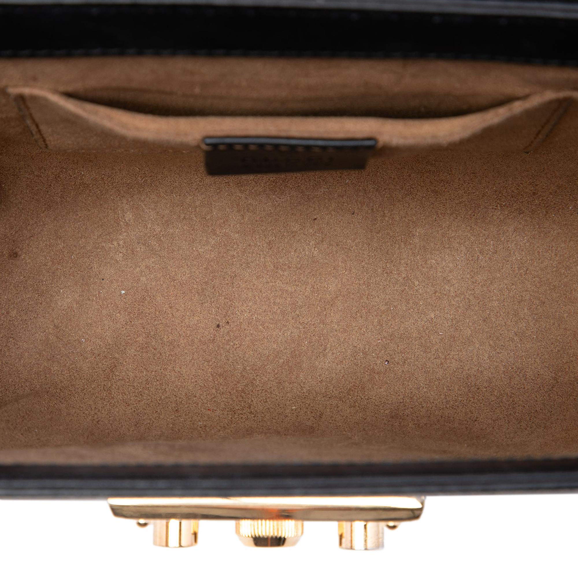 Gucci Small GG Supreme Padlock Crossbody