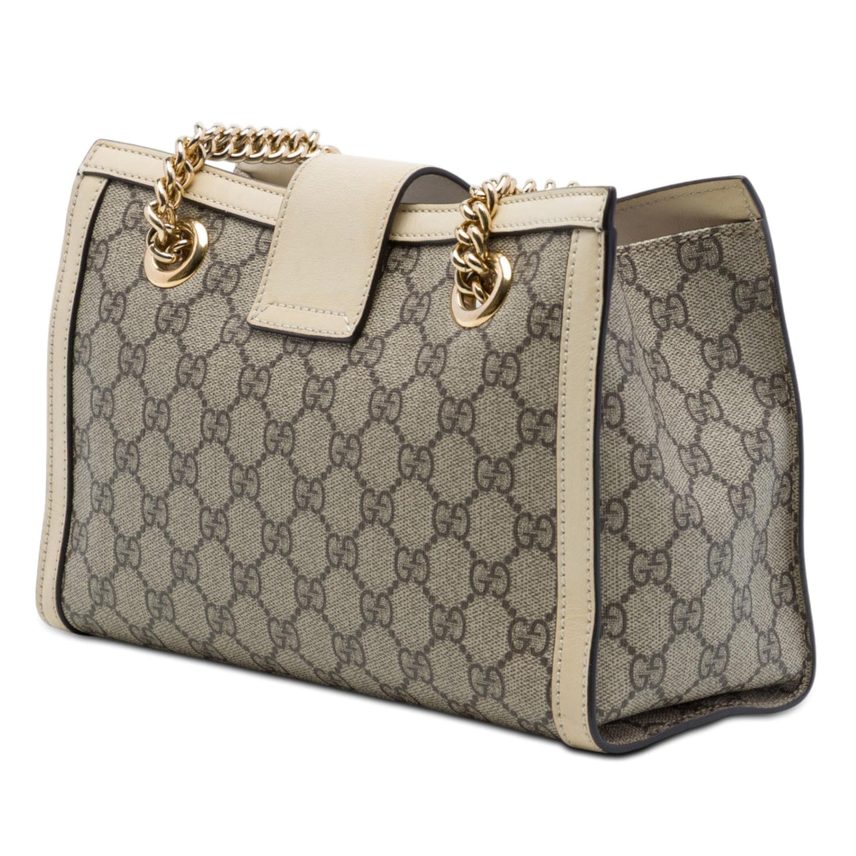 Gucci Small GG Supreme Padlock Tote