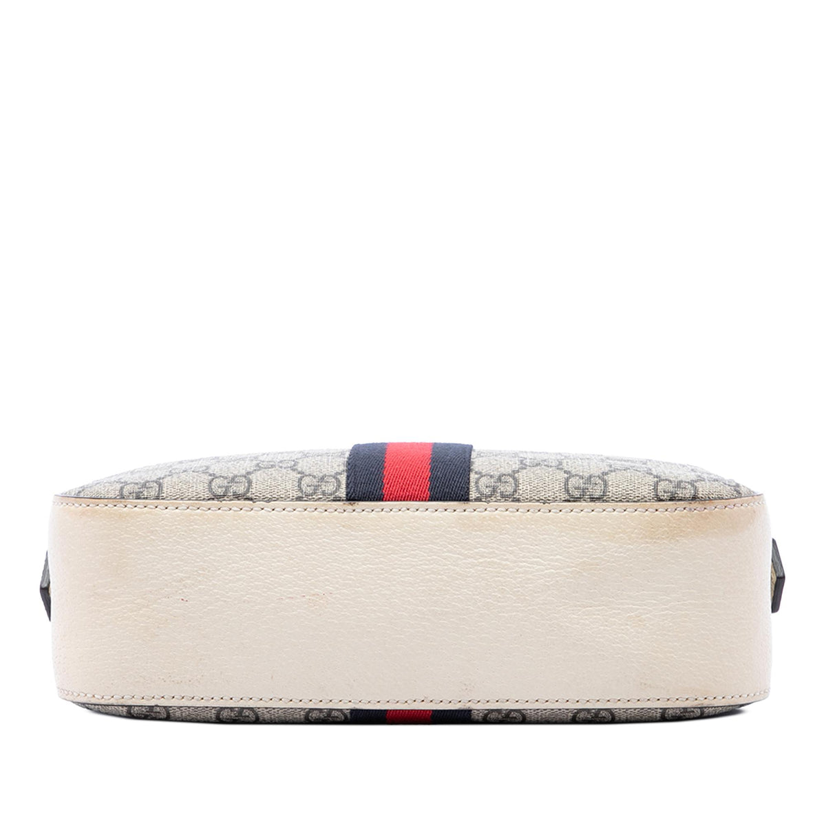 Gucci Small GG Supreme Textured Calfskin Web Ophidia Camera Bag