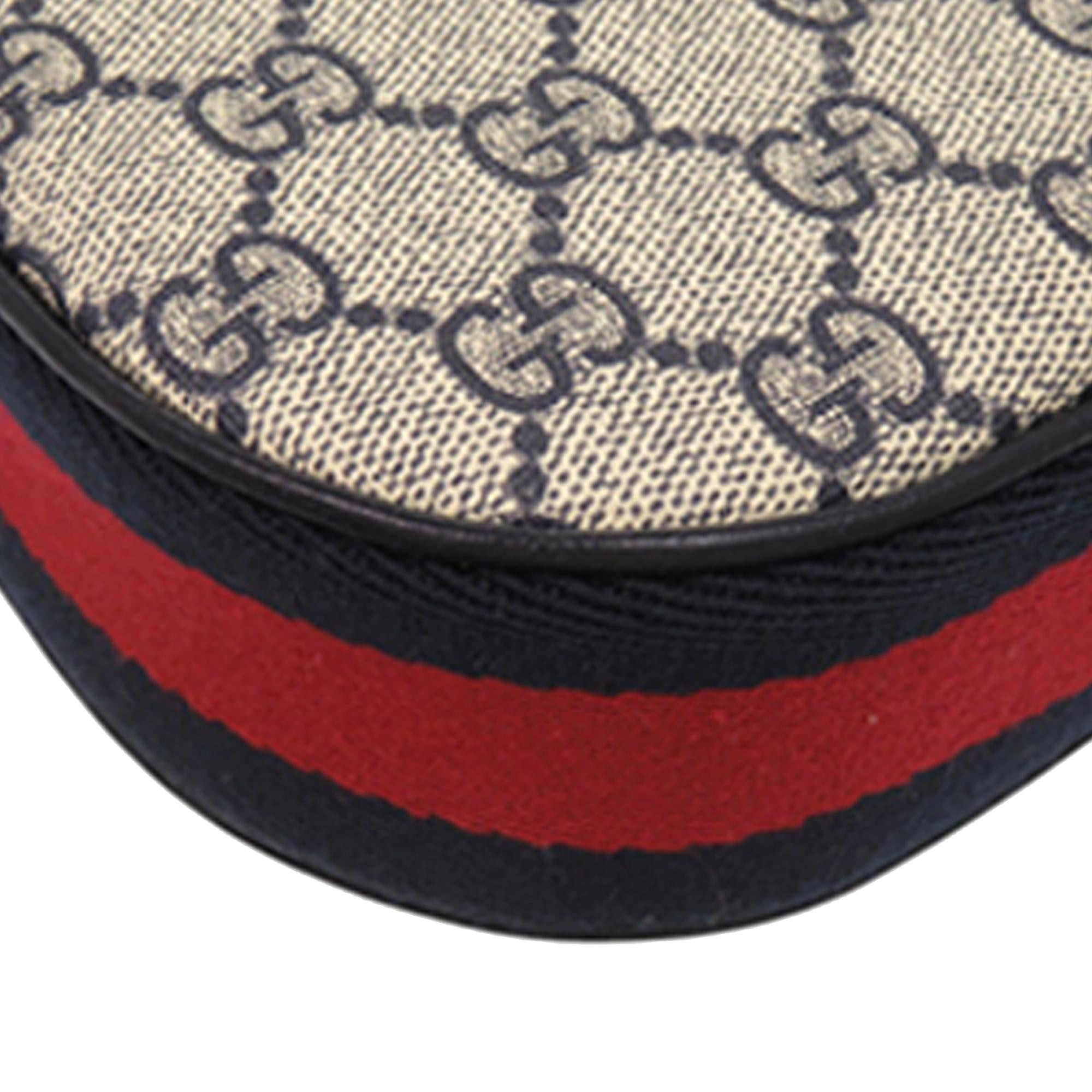 Gucci Small GG Supreme Web Attache Crossbody