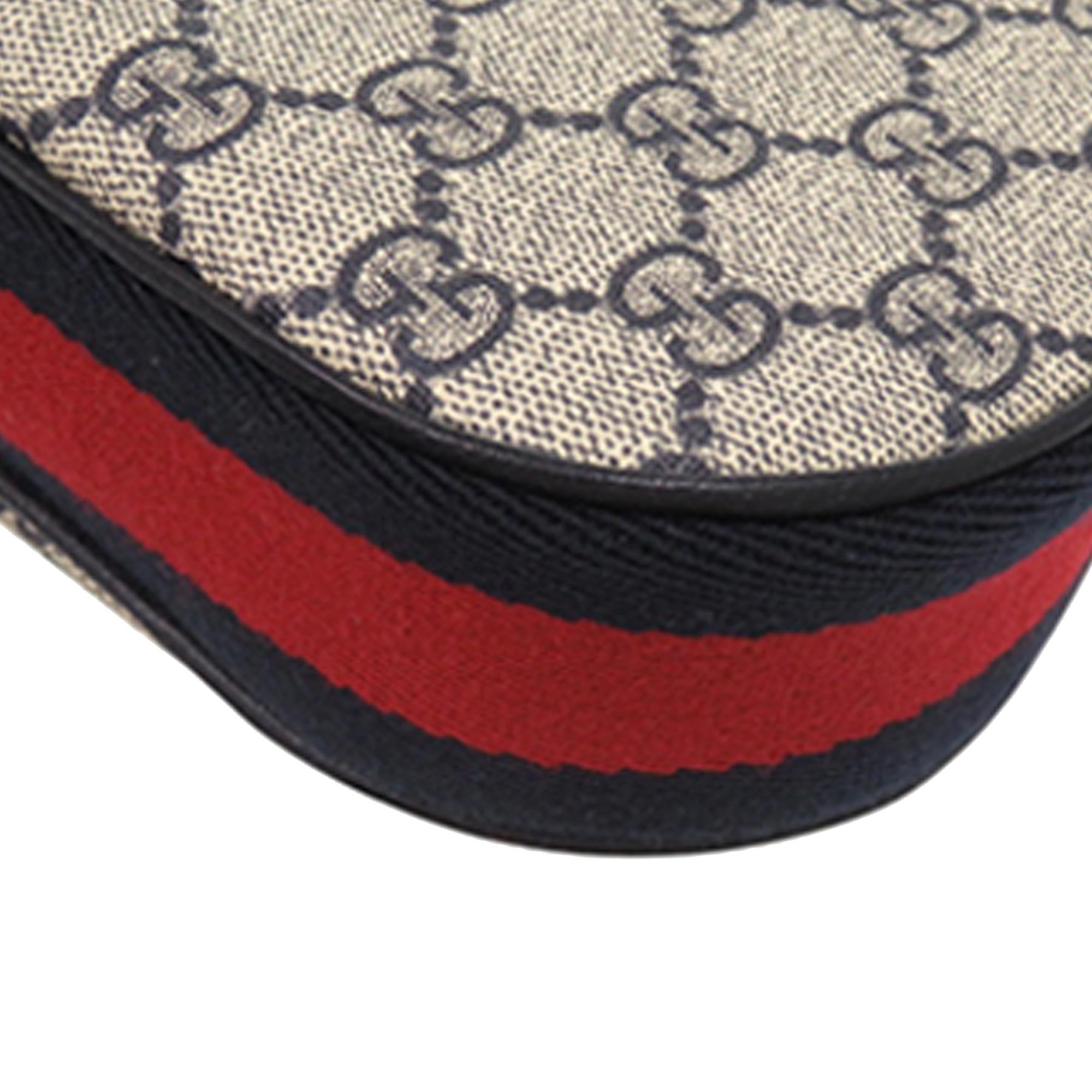 Gucci Small GG Supreme Web Attache Crossbody