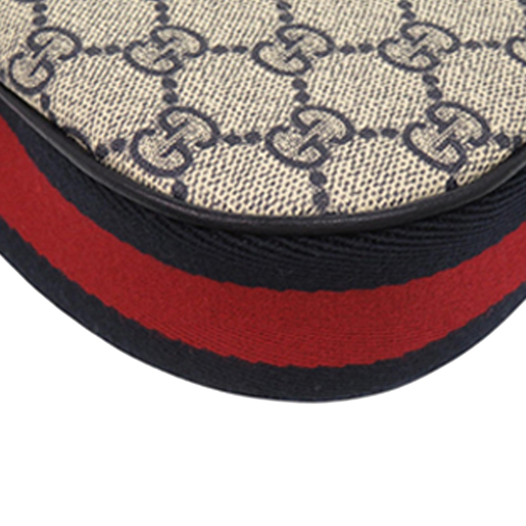 Gucci Small GG Supreme Web Attache Crossbody