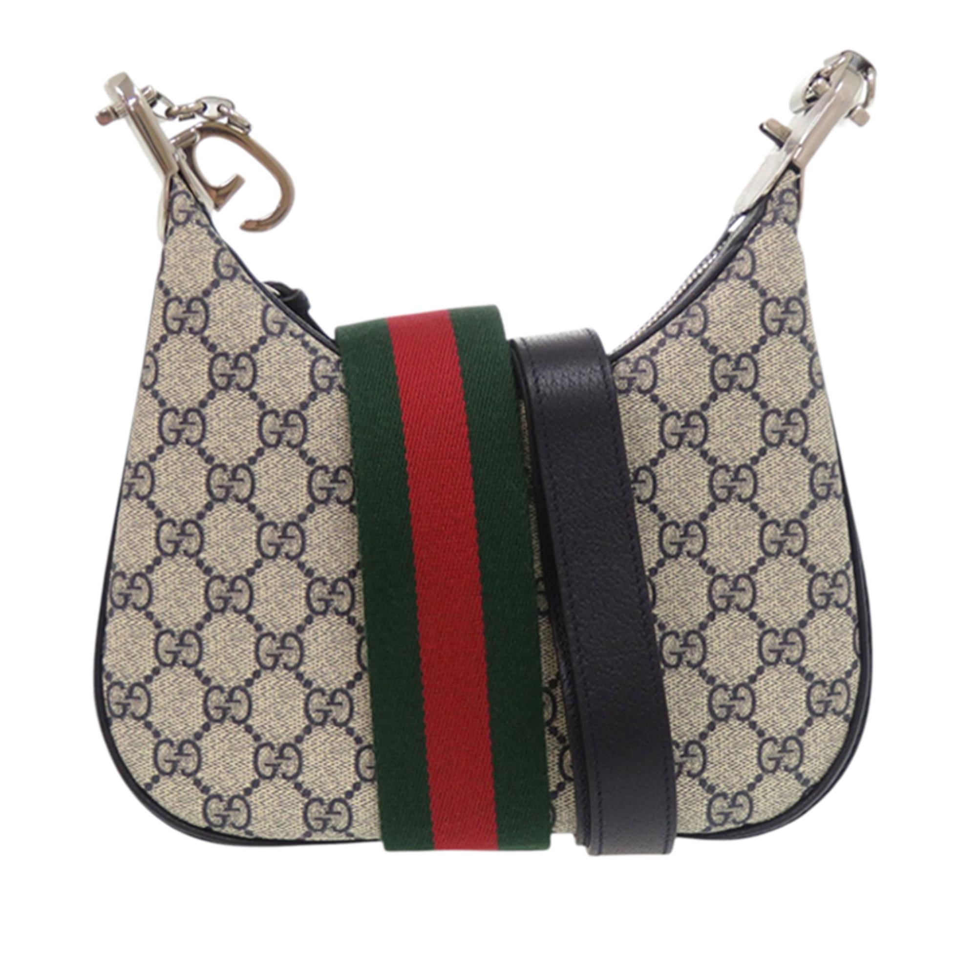 Gucci Small GG Supreme Web Attache Crossbody