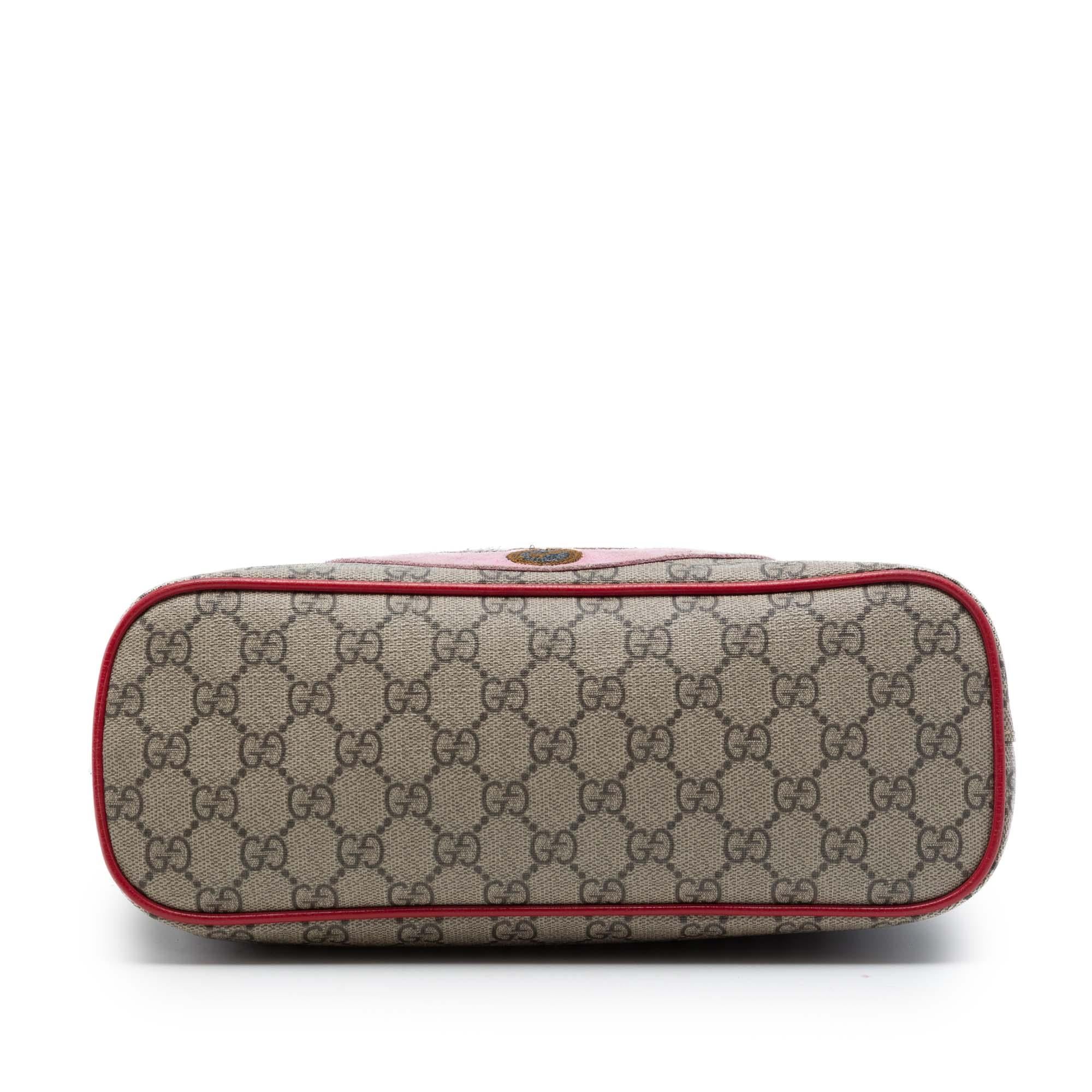 Gucci Small GG Supreme Web Bosco Satchel