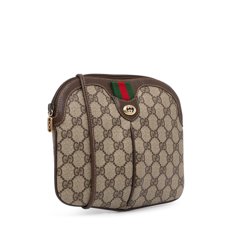 Gucci Small GG Supreme Web Crossbody Bag (SHG-FByGIi)