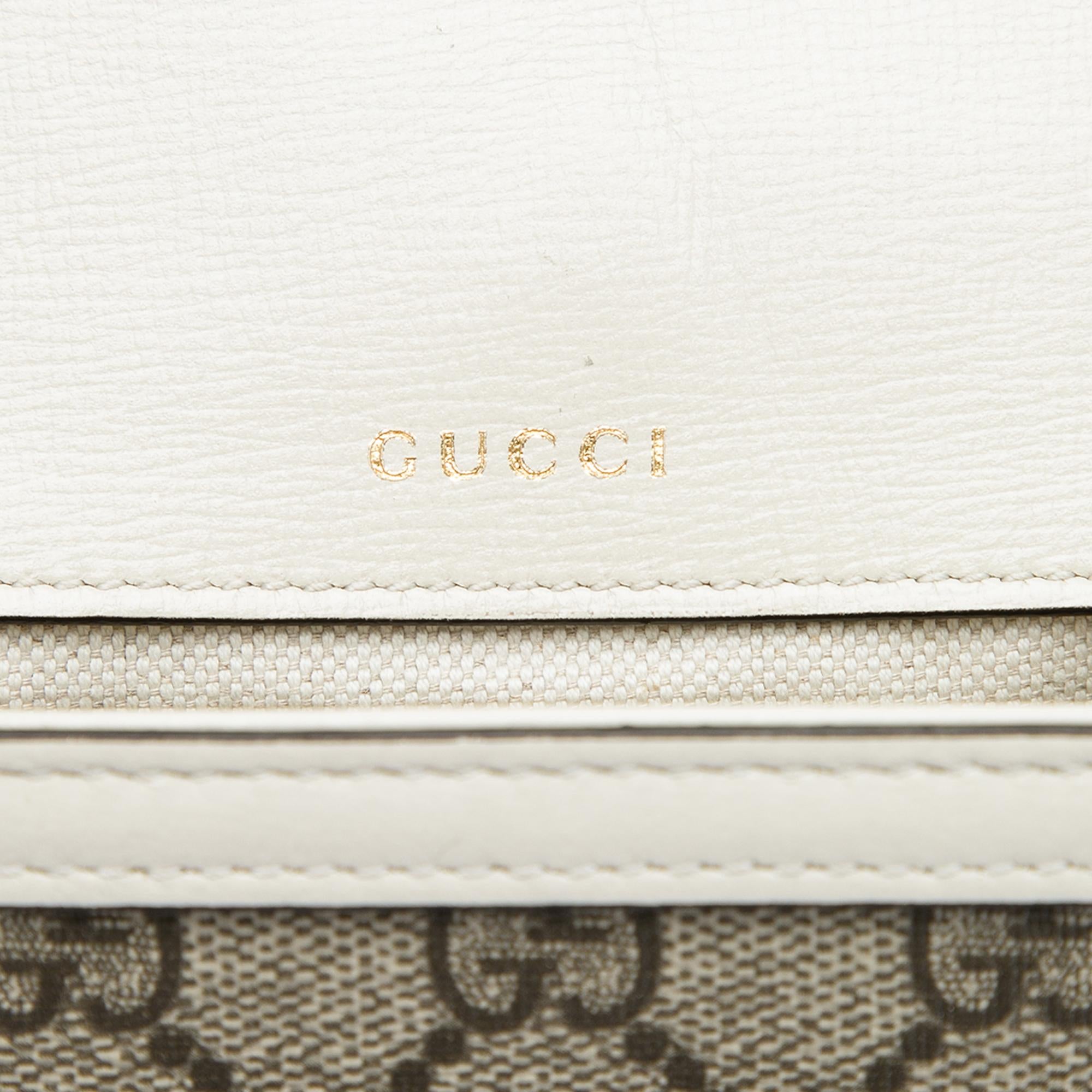 Gucci Small GG Supreme Web Horsebit 1955 Crossbody