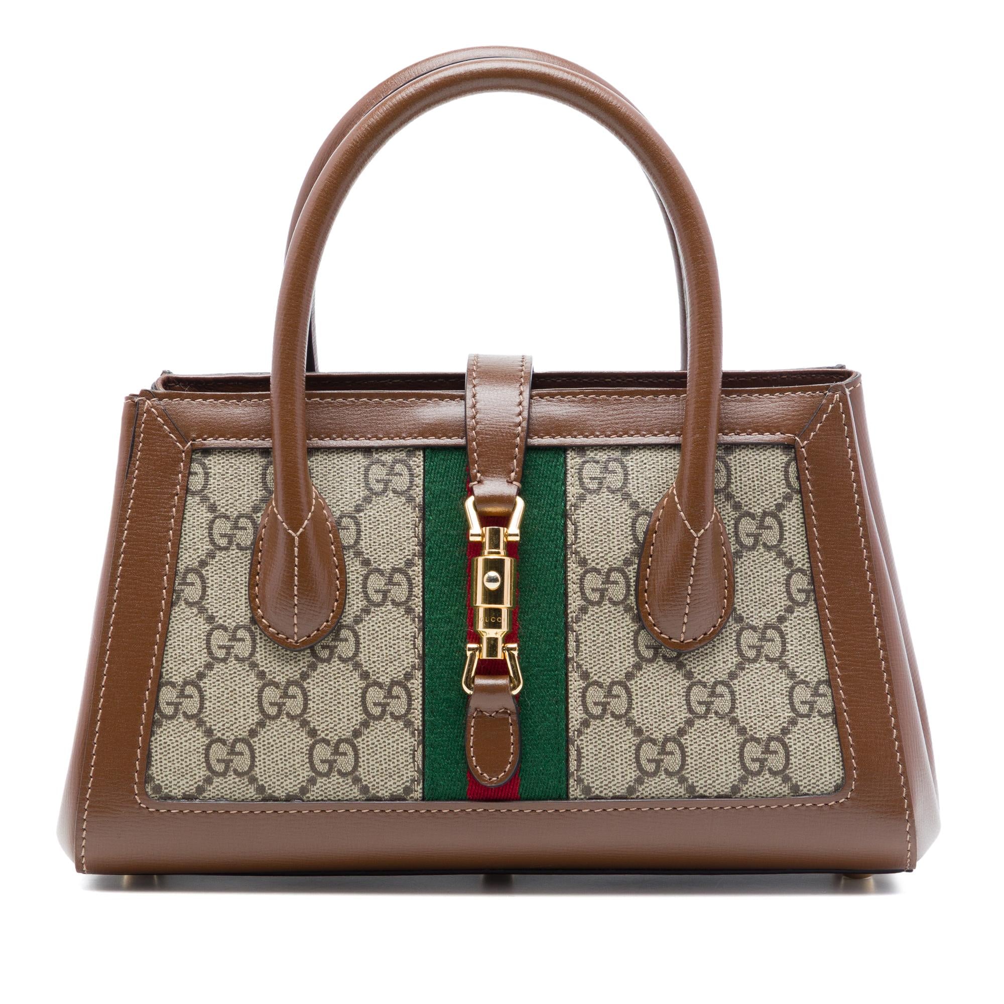 Gucci Small GG Supreme Web Jackie 1961 Tote