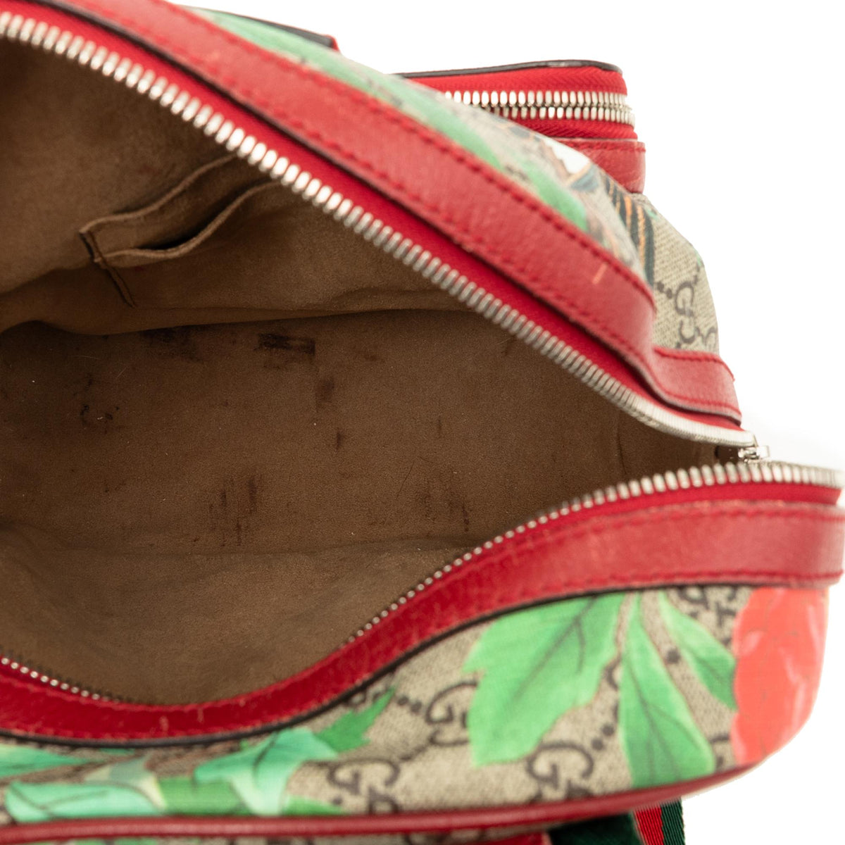 Gucci Small GG Supreme Web Tian Backpack