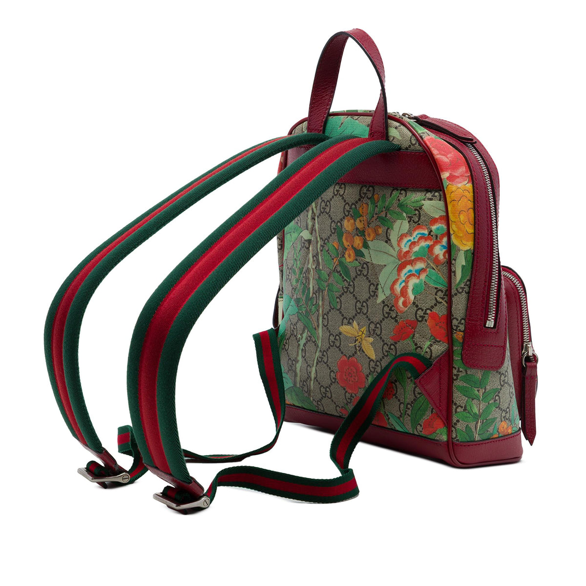 Gucci Small GG Supreme Web Tian Backpack