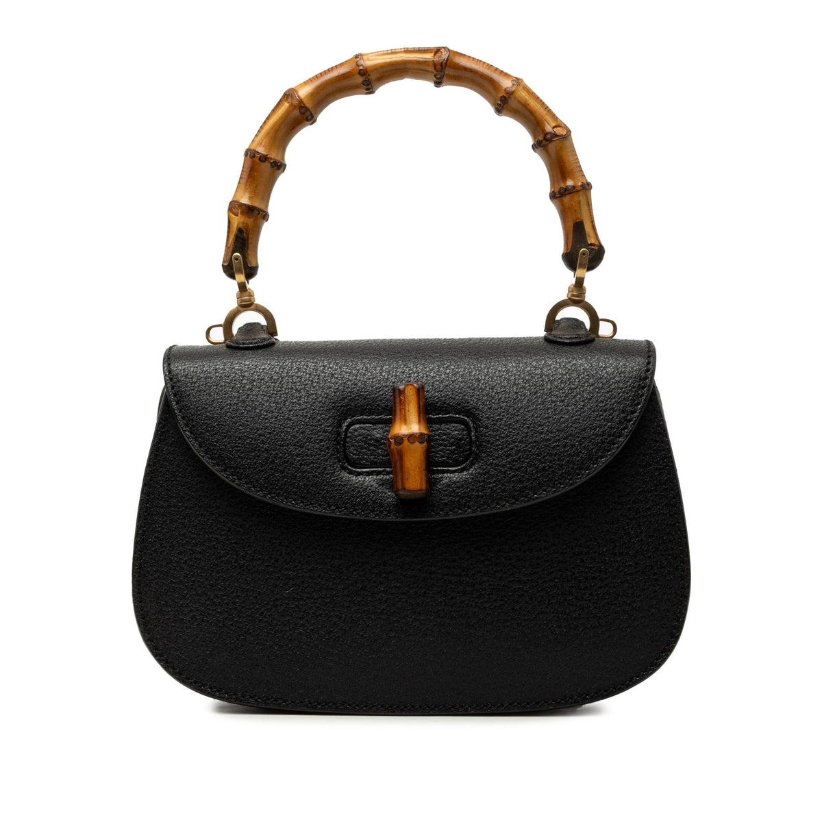 Gucci Small Grained Calfskin Bamboo Night