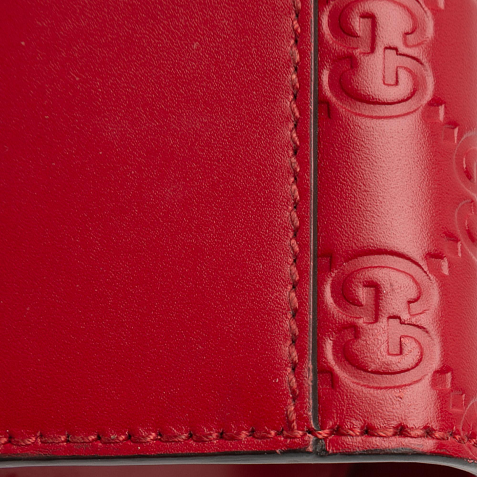 Gucci Small Guccissima Padlock Crossbody