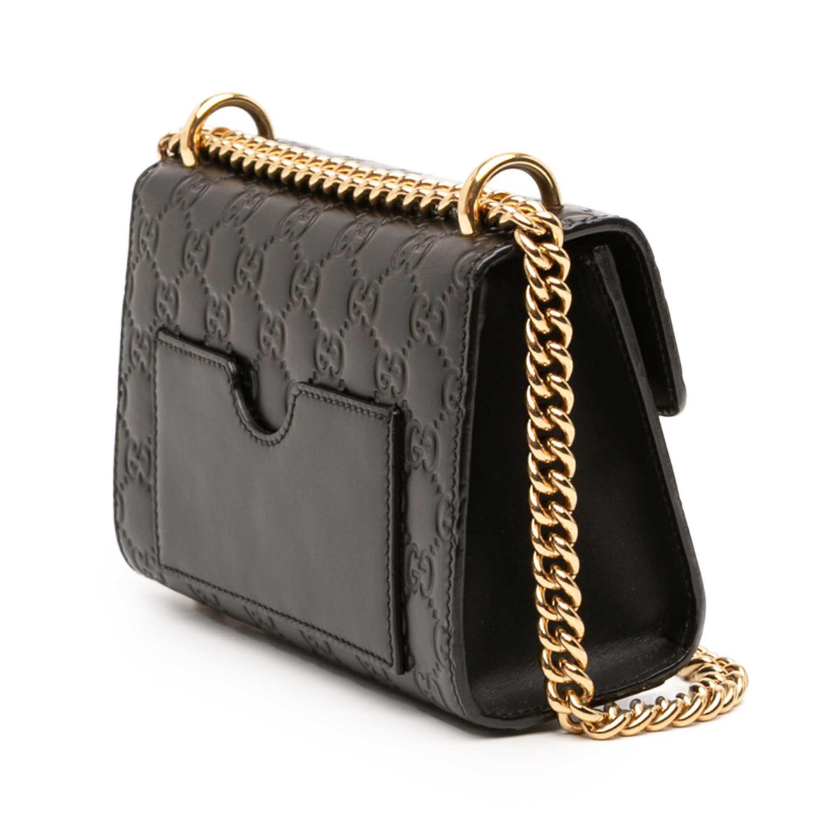 Gucci Small Guccissima Padlock Crossbody