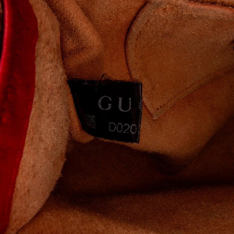 Gucci Small Leather Pearl Studded Padlock Crossbody Bag (SHG-lpKTdk)