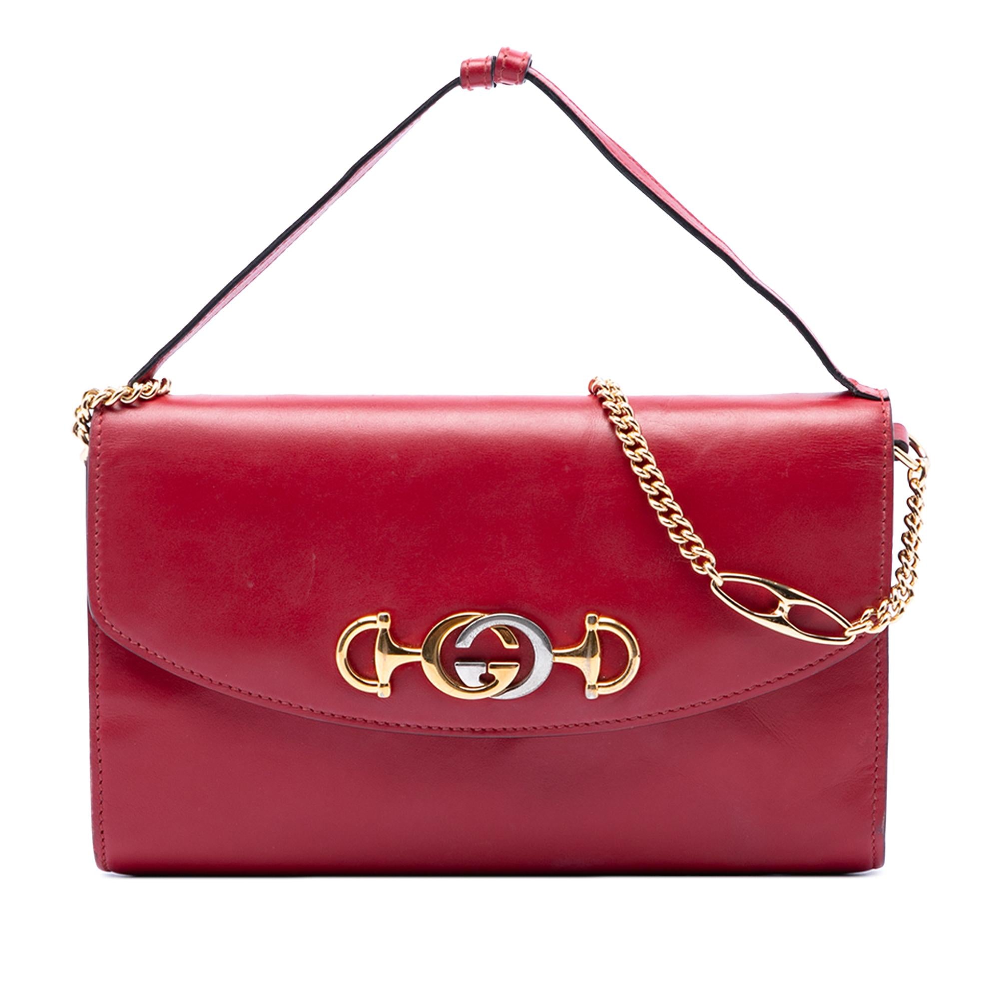 Gucci Small Leather Zumi Satchel