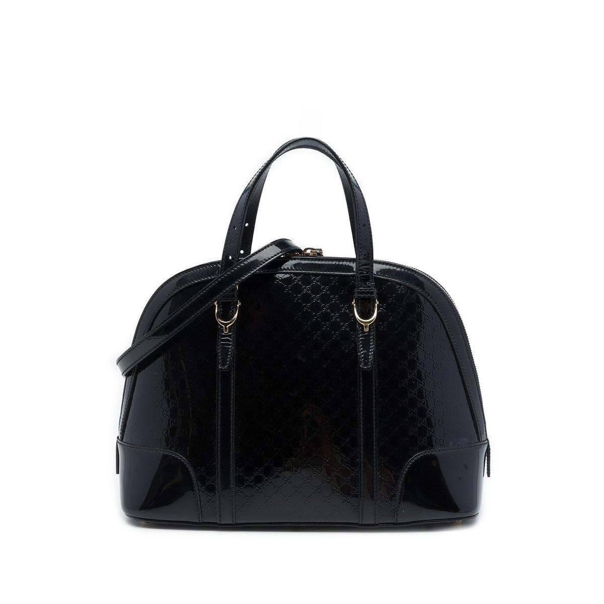 Gucci Small Microguccissima Patent Nice Satchel