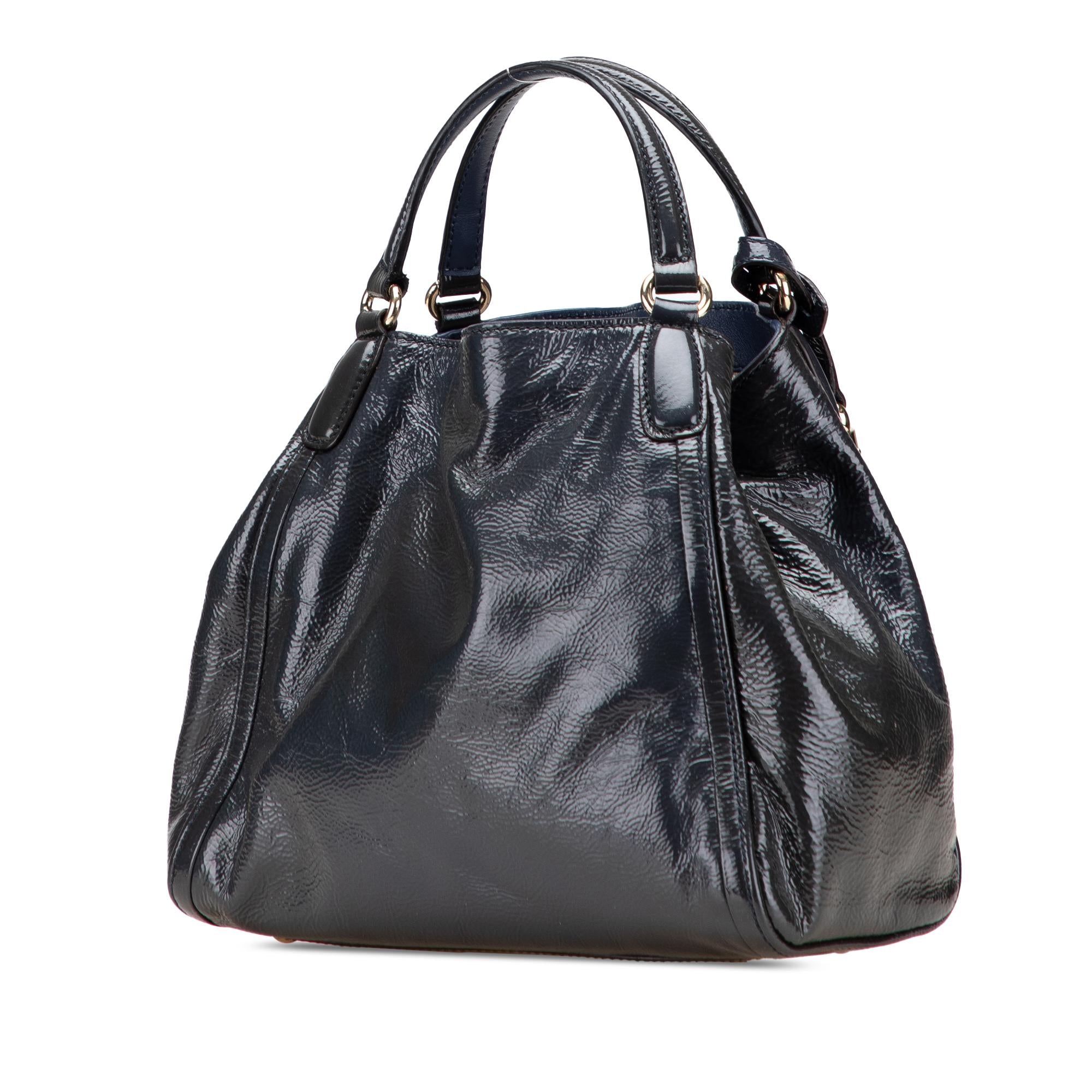 Gucci Small Patent Soho Satchel