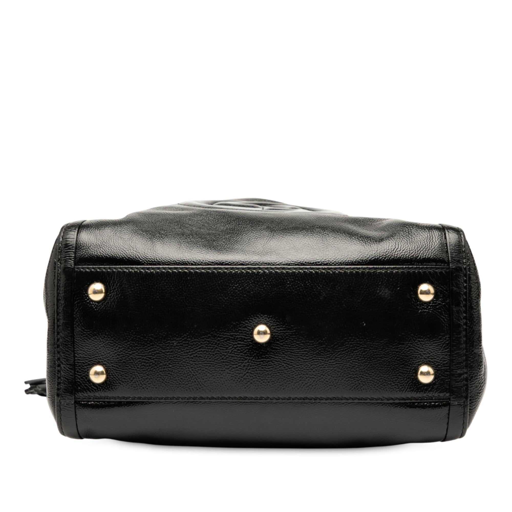 Gucci Small Patent Soho Satchel