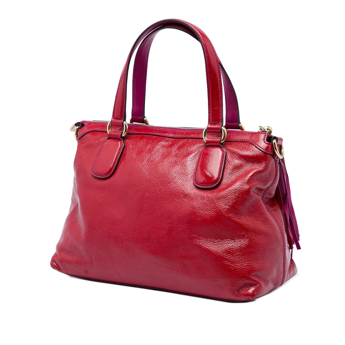 Gucci Small Patent Soho Working Satchel