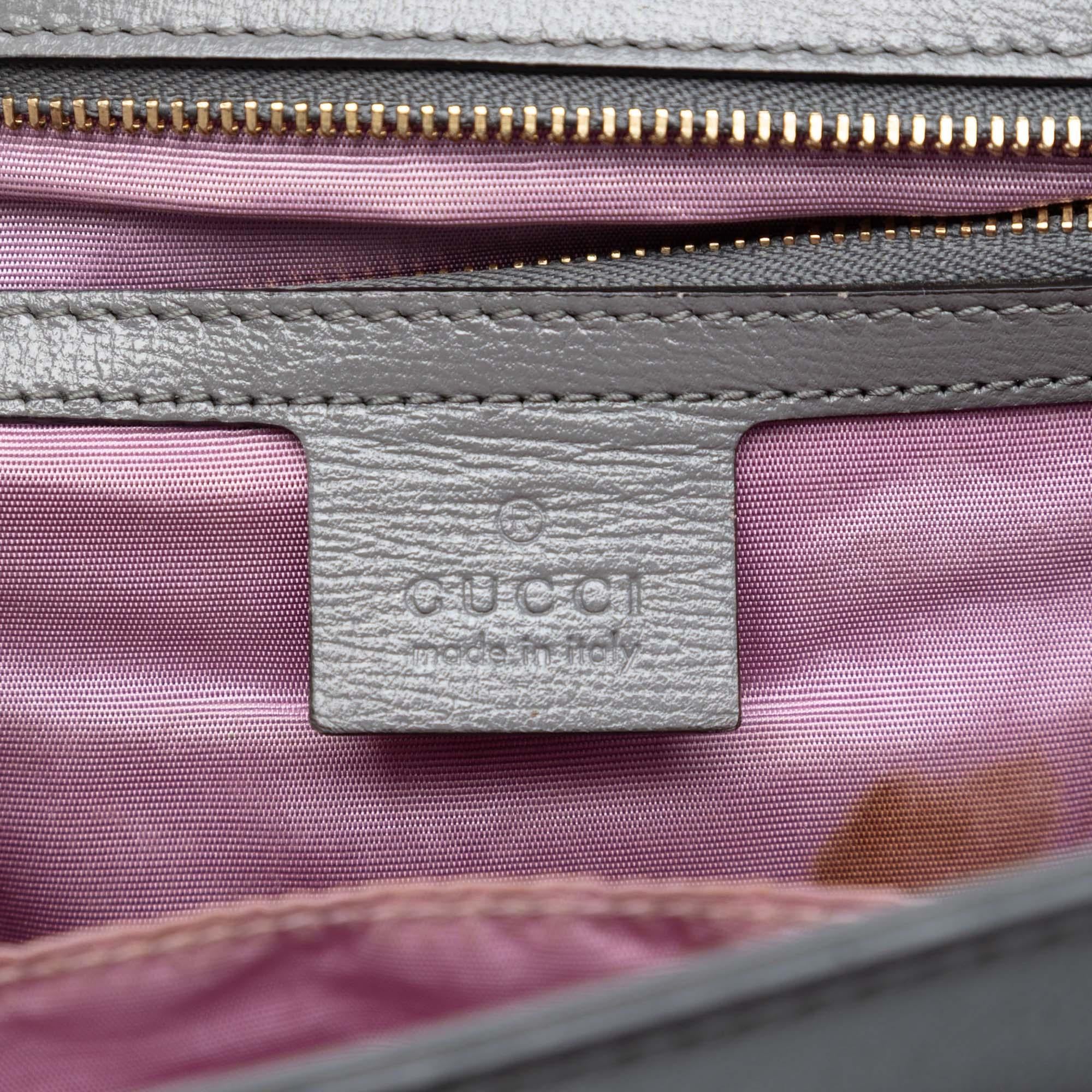 Gucci Small Textured Calfskin GG Ring Torchon Crossbody