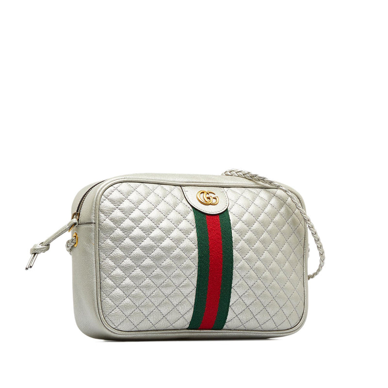 Gucci Small Trapuntata Quilted Camera Bag SHG jyHePn LuxeDH